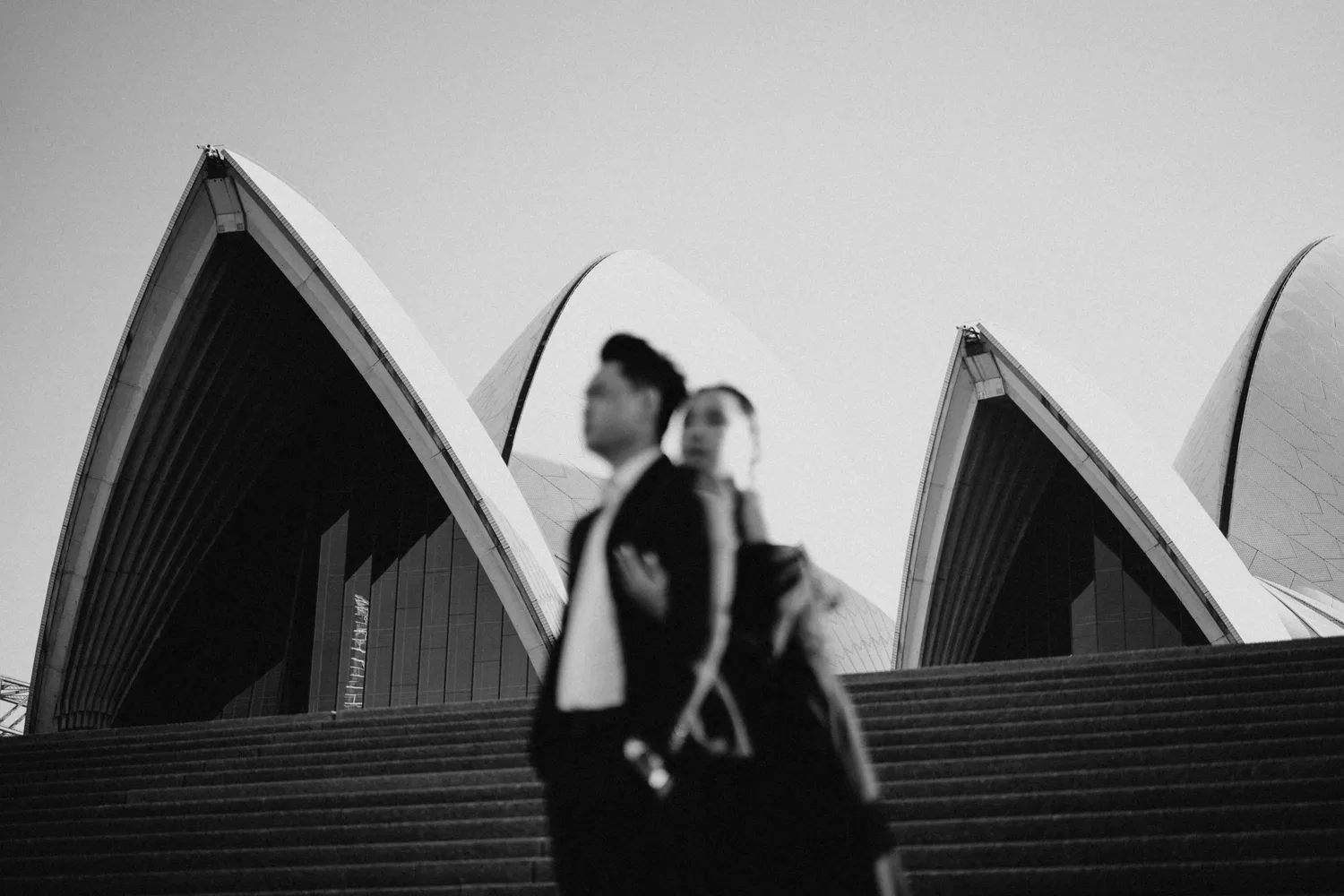 By the Opera House — Handy and Sharon prewedding photograph